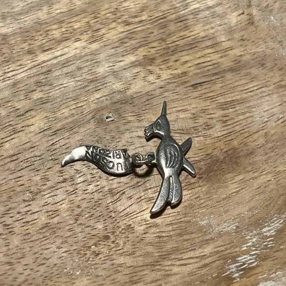 JP 925 Sterling Silver Roadrunner Tucson Arizona Charm - Picture 6 of 10